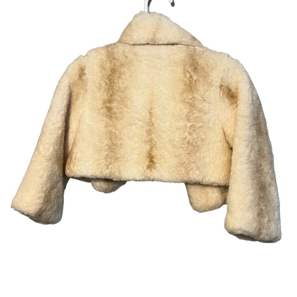 NWOT GYMBOREE Faux fur boleroToddler jacket, Size 12-24Mos - Picture 2 of 7